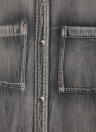  - WOOYOUNGMI - 水洗做旧衬衫