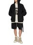 模特儿示范图 - 点击放大 - RICK OWENS DRKSHDW - 印花短袖 T 恤