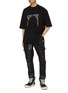 模特儿示范图 - 点击放大 - RICK OWENS DRKSHDW - HOLLYWOOD 印花纯棉 T 恤