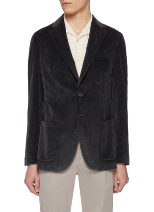 首图 - 点击放大 - EQUIL - Notch Lapel Single Breasted Corduroy Blazer