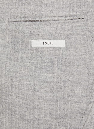  - EQUIL - 平驳领格纹西服外套