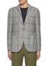 首图 - 点击放大 - EQUIL - Notch Lapel Single Breasted Plaid Cotton Virgin Wool Blend Blazer