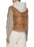 背面 - 点击放大 - KRUF - Hooded Mink Fur Reversible Puffer Vest