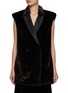 首图 - 点击放大 - KRUF - Satin Lapel Double Breasted Mink Fur Vest