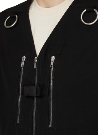  - RICK OWENS - 拉链设计背心