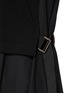  - SACAI - Hybrid Jersey Cotton Poplin Pleated Dress