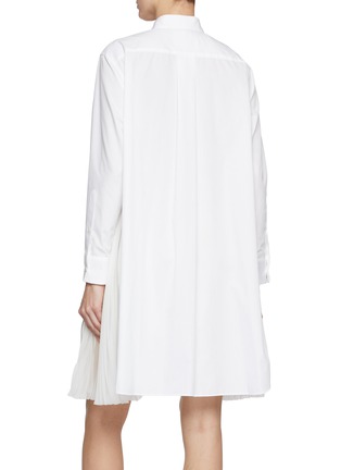 背面 - 点击放大 - SACAI - Zippered Side Slit Shirt Dress