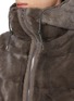  - KRUF - Elasticated Hem Mink Fur Hooded Vest