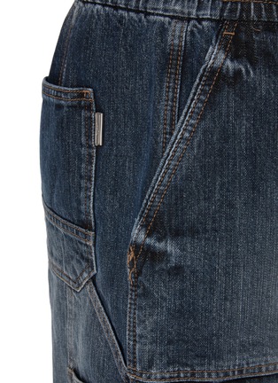  - JUUN.J - Medium Wash Multi-Pocket Denim Shorts
