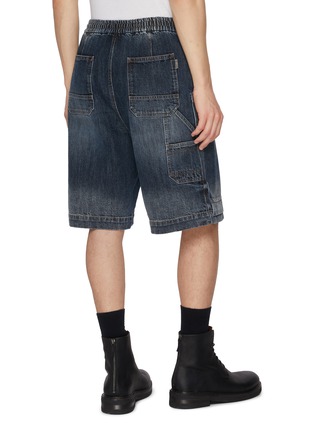 背面 - 点击放大 - JUUN.J - Medium Wash Multi-Pocket Denim Shorts