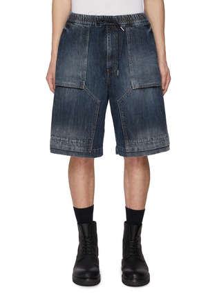 首图 - 点击放大 - JUUN.J - Medium Wash Multi-Pocket Denim Shorts