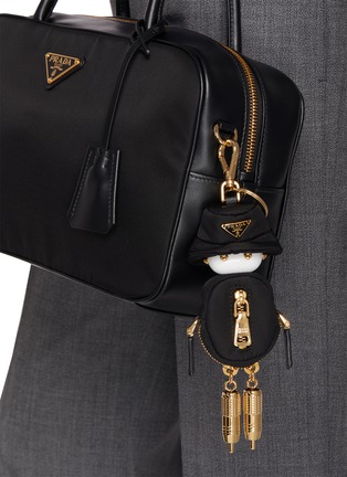 正面 -点击放大 - PRADA - Robot Re-Nylon Bag Charm