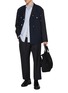 模特儿示范图 - 点击放大 - COMME DES GARÇONS HOMME - 系带锥形长裤
