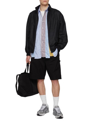模特儿示范图 - 点击放大 - COMME DES GARÇONS HOMME - 拼接纯棉衬衫