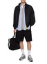 模特儿示范图 - 点击放大 - COMME DES GARÇONS HOMME - 拼接纯棉衬衫