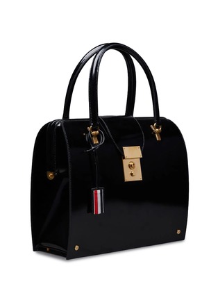 细节 - 点击放大 - THOM BROWNE - Mrs. Thom Leather Handbag