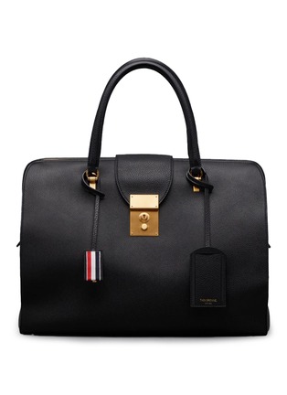 首图 - 点击放大 - THOM BROWNE - Mr. Thom Grain Leather Luggage Bag