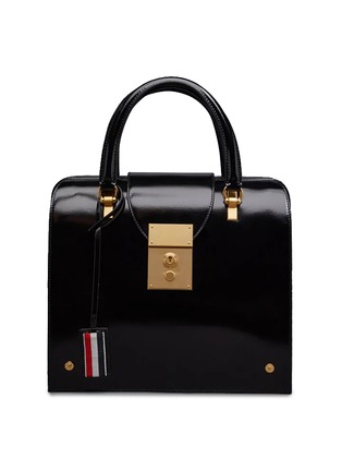 首图 - 点击放大 - THOM BROWNE - Mrs. Thom Junior Leather Handbag