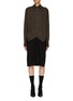 首图 - 点击放大 - MAISON MARGIELA - 拼接收褶衬衫裙