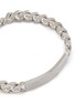 细节 - 点击放大 - MM6 MAISON MARGIELA - Embossed Logo Brass Curb Chain Bracelet — Polished Palladio