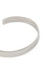 细节 - 点击放大 - MM6 MAISON MARGIELA - Embossed Logo Brass Cuff — Polished Palladio