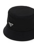 细节 - 点击放大 - PRADA - Enamelled Metal Triangular Logo Bucket Hat