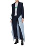 模特儿示范图 - 点击放大 - BETTTER - Denicoat Light Wash Denim Blazer