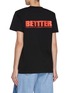 背面 - 点击放大 - BETTTER - Mother Padded Shoulder Cotton T-shirt