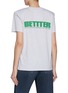 背面 - 点击放大 - BETTTER - Mother Padded Shoulder Cotton T-shirt