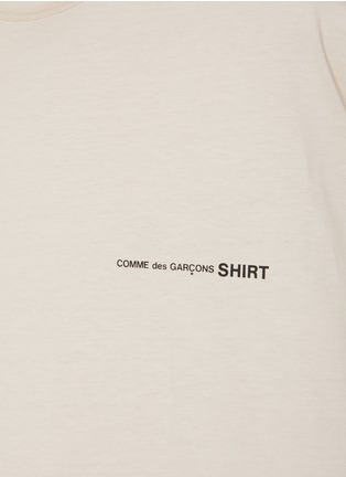  - COMME DES GARÇONS SHIRT - LOGO 印花纯棉 T 恤