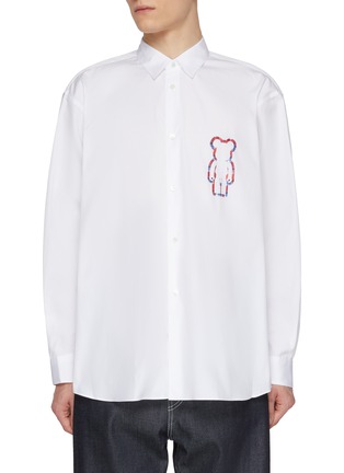 首图 - 点击放大 - COMME DES GARÇONS SHIRT - 积木熊印花衬衫