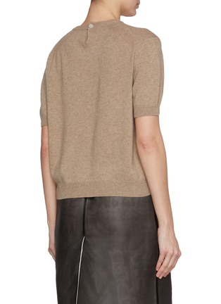 背面 - 点击放大 - NACKIYÉ - Nape Button Cashmere Knit Top