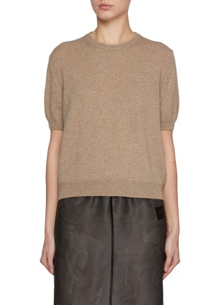 首图 - 点击放大 - NACKIYÉ - Nape Button Cashmere Knit Top