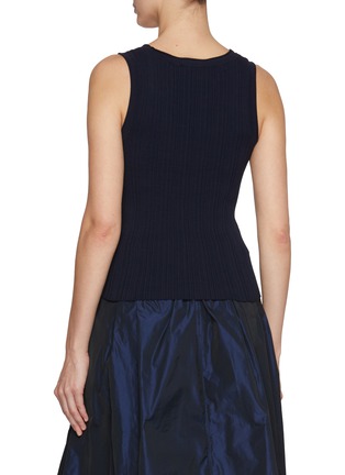背面 - 点击放大 - NACKIYÉ - Fine Ribbed Cotton Tank Top