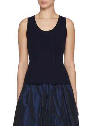 首图 - 点击放大 - NACKIYÉ - Fine Ribbed Cotton Tank Top