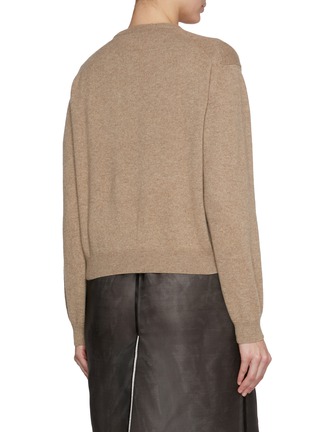 背面 - 点击放大 - NACKIYÉ - Mother Of Pearl Button Up Cashmere Cardigan