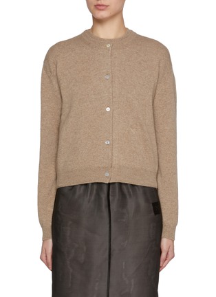 首图 - 点击放大 - NACKIYÉ - Mother Of Pearl Button Up Cashmere Cardigan