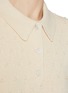  - NACKIYÉ - Collared Bauble Cotton Knit Top