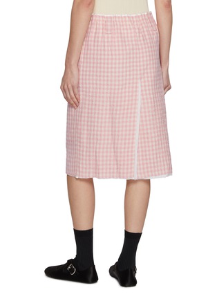 背面 - 点击放大 - NACKIYÉ - Gingham Straight Skirt