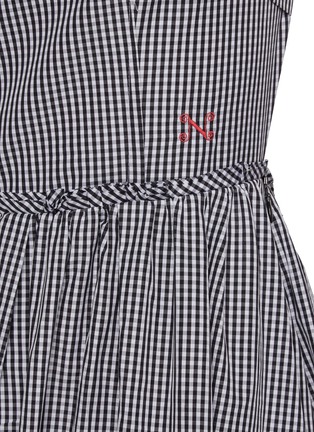  - NACKIYÉ - Cross Back Cotton Gingham Dress