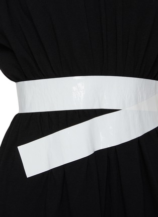  - MM6 MAISON MARGIELA - 对比色腰带连衣裙