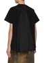 背面 - 点击放大 - MM6 MAISON MARGIELA - Panelled Cotton T-shirt