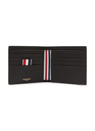 模特儿示范图 - 点击放大 - THOM BROWNE - Grain Leather Bi-Fold Wallet