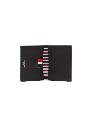 模特儿示范图 - 点击放大 - THOM BROWNE - Leather Double Card Holder