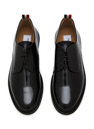 细节 - 点击放大 - THOM BROWNE - Polished Leather Uniform Shoes