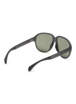 模特儿示范图 - 点击放大 - MONCLER EYEWEAR - Acetate Round Sunglasses