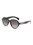 首图 - 点击放大 - MONCLER EYEWEAR - Acetate Round Pilot Sunglasses
