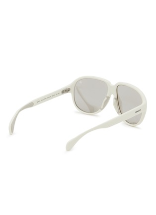 模特儿示范图 - 点击放大 - MONCLER EYEWEAR - Acetate Round Sunglasses