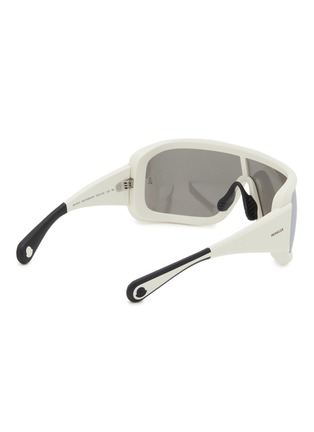 模特儿示范图 - 点击放大 - MONCLER EYEWEAR - Acetate Rectangle Sunglasses