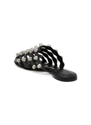  - ALEXANDERWANG - REXA 真皮网格拖鞋